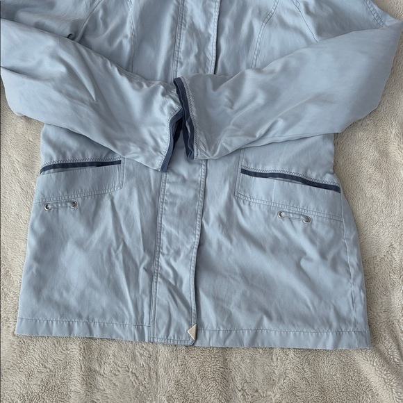 Vintage Sequence Blue Jacket – Size M | Shoulder Pads | Retro | - Picture 3 of 6